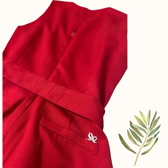 Red Romper tie front - Picture 4 of 4